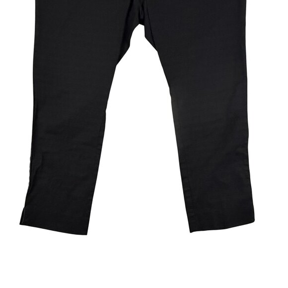 Anthropologie Cartonnier Pants Women's 14 Black Slim Ankle Cigarette Pockets - Picture 6 of 16